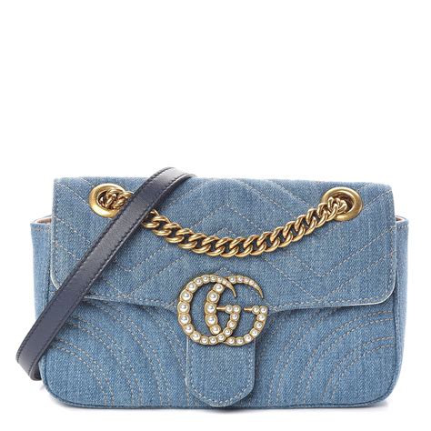 gucci denim bag price|gucci shoulder tote.